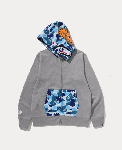 A Bathing Ape ABC Camo Shark Full Zip Hoodie2