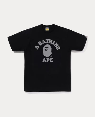 A Bathing Ape Reflective on College Tee1