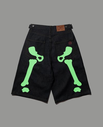 9090 Bone Hand Denim Jorts3