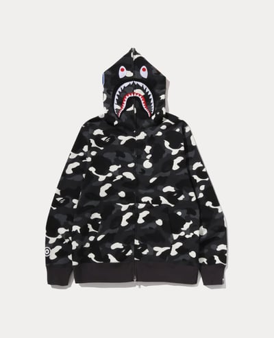 A Bathing Ape City Camo Shark Regular Fit Full Zip Hoodie3