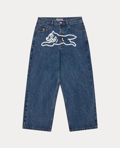 ICECREAM Running Dog Triple Scoop Wide Denim Jeans1