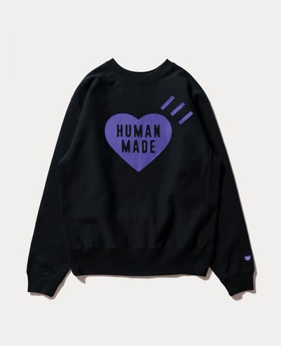 Human Made Heart Sweatshirt Fukuoka1