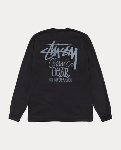 Stüssy CLassic Gear Ls Tee Pigment Dyed1