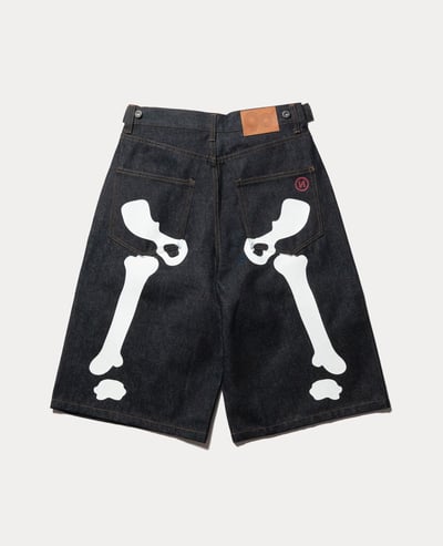 9090 Bone Hand Denim Jorts1