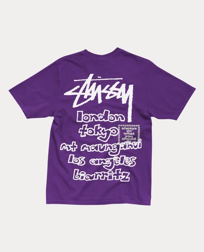 Stüssy & Always World Tour Tee1