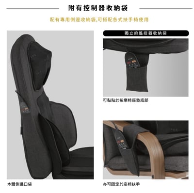 日本ATEX｜TOR 頂級揉捶氣壓按摩椅墊 AX-HPT2216