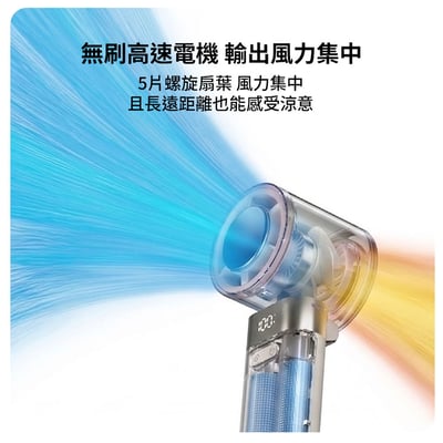 【PHILIPS 飛利浦】高速100檔手持製冷風扇 ACR31446
