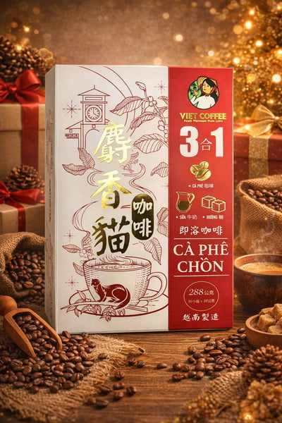 【羅布斯塔】 越南風味即溶咖啡｜8口味16包試飲免運組17