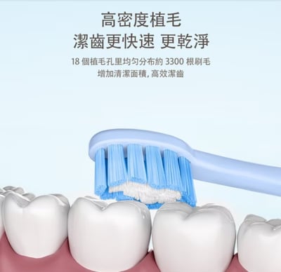 FLYCO 4入組-FT7105全方位潔淨音波電動牙刷 專用刷頭(一年份)