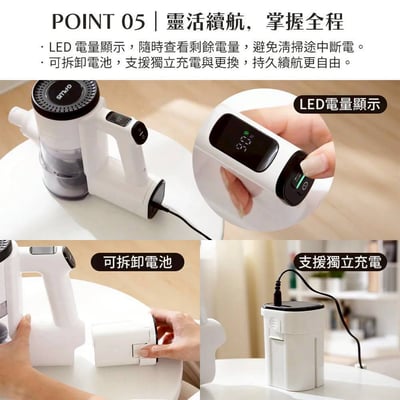 美安每日一物【GP-S10 GP雙淨力 】直立式手持無線吸塵器11