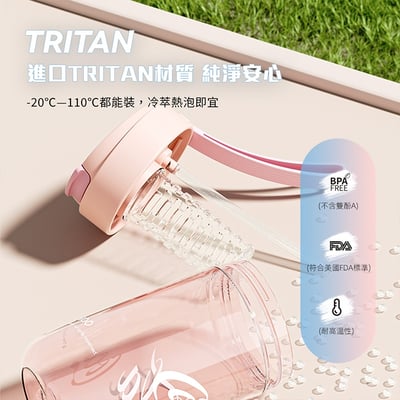 正版聯名授權【NONOO可口可樂】元氣冷萃杯｜心動粉5