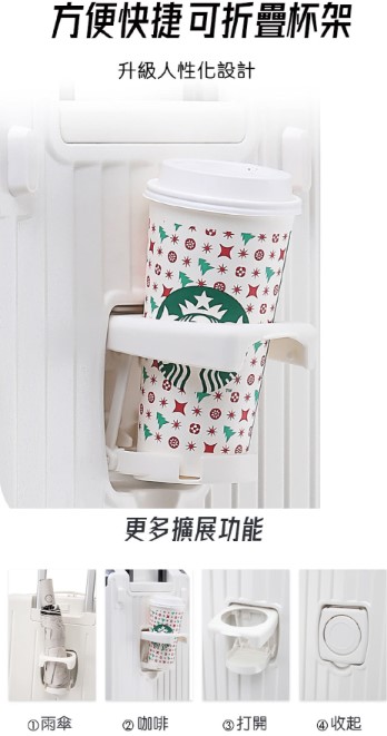 MONACO 胖胖行李箱 5色4尺寸可選13