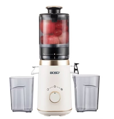 【BOSO】 鮮萃纖Max 超大口徑冷壓慢磨果汁機旗艦款2