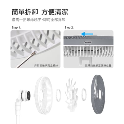 【熱銷現貨】DIKE HLE170 12吋充電式收納兩用風扇5