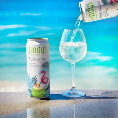 LINDY'S 100% 原味椰子水310ml 24入裝8