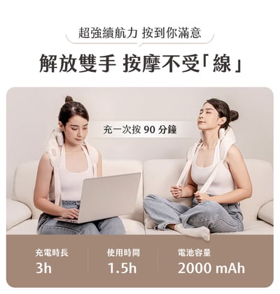 【3ZeBra】好肩力 Pro｜斜方肌肩頸按摩器17