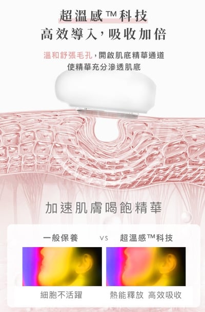 AQUA™ 水水蛋 玫瑰晶礦光面膜機 NM-01 (光美容 美容儀 LED 紅光儀 導入儀 淨痘 舒緩 亮膚 緊緻 光面罩)8