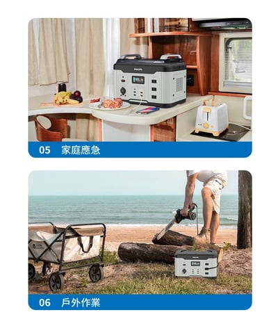 飛利浦 DLP8092C｜1000W攜帶式行動電源站15