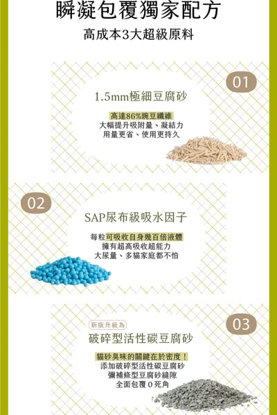 【草恩貓砂】升級版 Catch 酶豆砂7