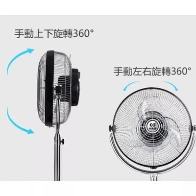 【中央牌】14吋 DC節能內旋式遙控循環立扇5