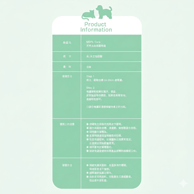 日本製造｜犬貓適用｜MBPL 天然寵物雙入清潔組  500ml 環境噴霧＋300ml 美容護理噴霧23