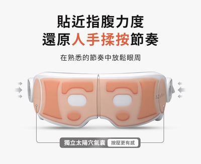 新品上市 【3ZeBra】BoneWave 骨傳導｜太陽穴氣囊按摩眼罩7