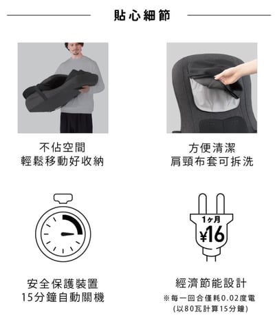 日本ATEX｜TOR 頂級揉捶氣壓按摩椅墊 AX-HPT2215