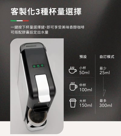 Balzano 義式半自動雙膠囊 3in1 咖啡機 (限時再送: 專用配件收納盒)12