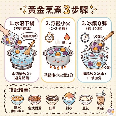 【52號芋圓】獨家黃金比例｜6包免運組（7口味任選）20