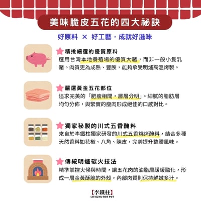 【李鐵柱】黃金爐烤脆皮五花肉500g7