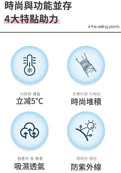 韓國zauo 冰絲防曬堆堆袖9