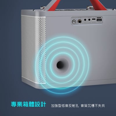 新品上巿【DIKE】行動手提式藍牙K歌音箱 DSO5804