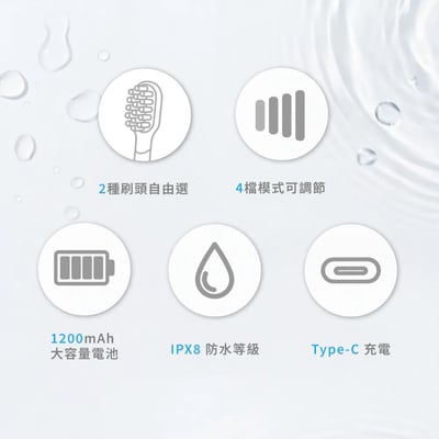 【Roommi】智慧Pro掃震電動牙刷3