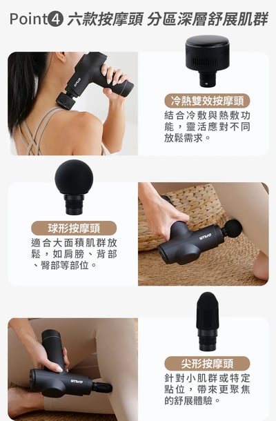 GP-M03HC GP冰火｜冷熱筋膜按摩槍8