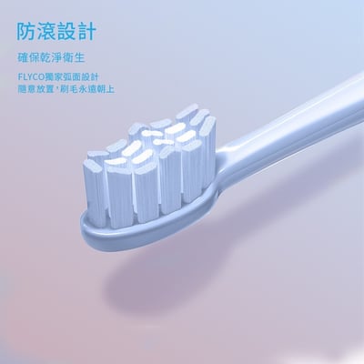 FLYCO飛科 全方位潔淨音波電動牙刷 | 買二組送 PHILIPS 飛利浦推出的限定色「粉紫漸變」口袋行動電源 TypeC DLP2550CM (再贈護齦刷頭2入 )14