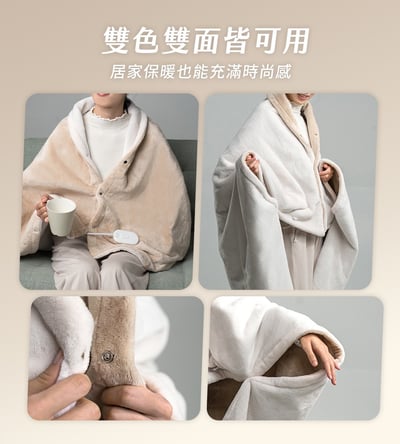 2026新年限定優惠價｜【聲寶SAMPO】恆溫定時披蓋式電熱毯 HY-HC08BS8