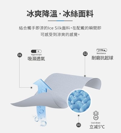 韓國zauo 冰絲防曬堆堆袖10