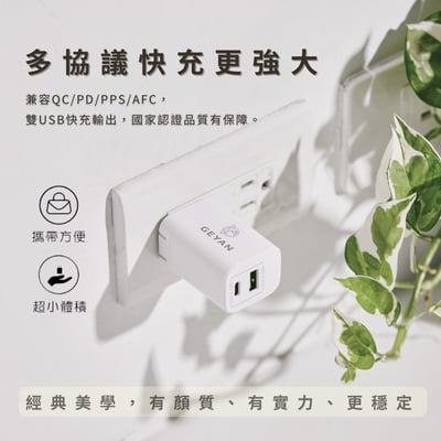 【Geyan】1+1 快充超值組