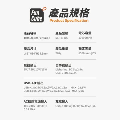 買大送小【PHILIPS 飛利浦】萬用十合一行動電源 DLP4347CM-E + 口袋行動電源 TypeC DLP2550CM 粉紫漸變12