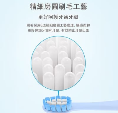 FLYCO 4入組-FT7105全方位潔淨音波電動牙刷 專用刷頭(一年份)