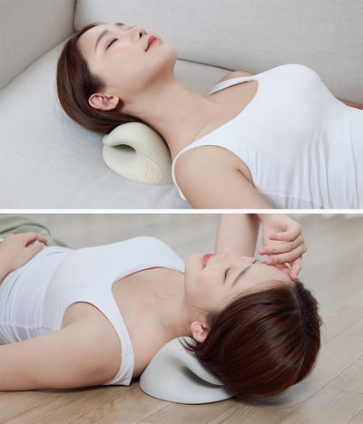 【3ZeBra】頸椎熱敷牽引枕｜震動款14