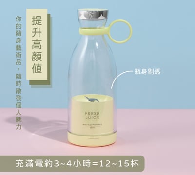 G-PLUS【鮮果G-隨身果汁機350ml】附贈隨行蓋2
