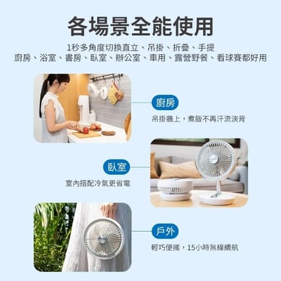 【Philips 飛利浦】迷你行動循環摺疊風扇 ACR2124DX3