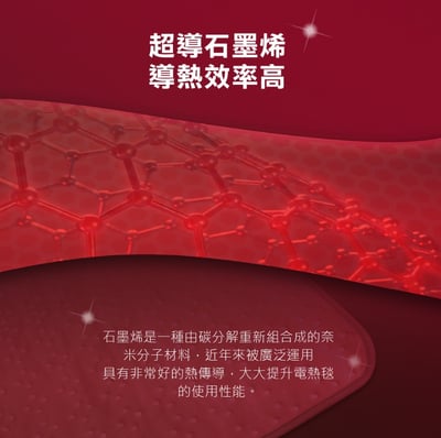 【THOMSON】石墨烯溫控雙人電熱毯 TM-SAW25B3