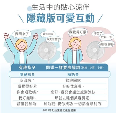 小寶2.0｜小寶電風扇／小寶小寶 【SAMPO 聲寶】智能聲控3D循環DC馬達立扇(SK-GA14VBD／SK-GA16VBD) 附遙控器7