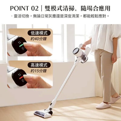 美安每日一物【GP-S10 GP雙淨力 】直立式手持無線吸塵器5
