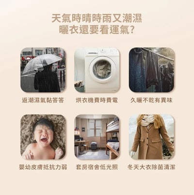 DIKE 折疊便攜式光觸媒烘衣機 HLE900TN2