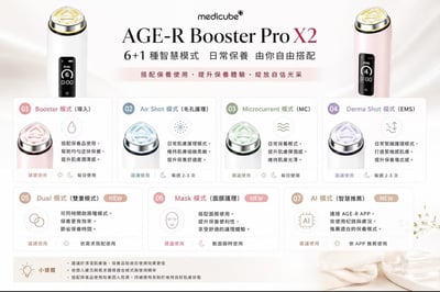 🇰🇷 韓國 Medicube 2026最新加強版【Age-R Booster Pro X2 】3