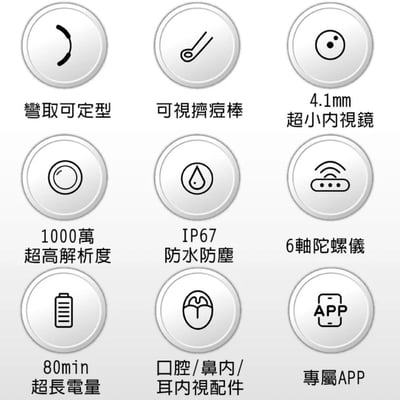 【Bebird ADAM 3 Ultra】隨身多功能配件盒豪華版（口腔/鼻內/耳內/擠痘棒）7