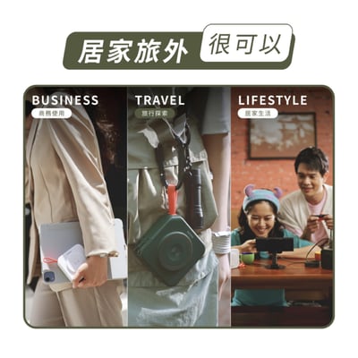 開團優惠【PHILIPS 飛利浦】 FunCube 多合一磁吸行動電源Type C-粉紫漸變 DLP4348CM-E